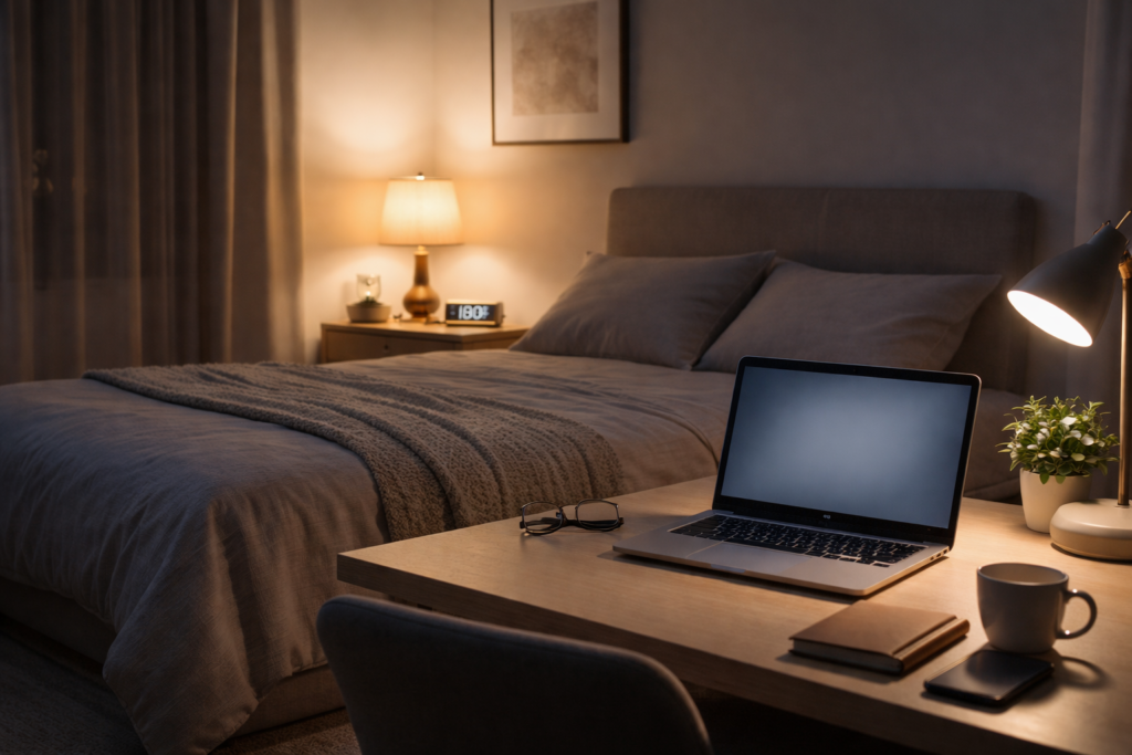 Sleep but still tired due to screen stress